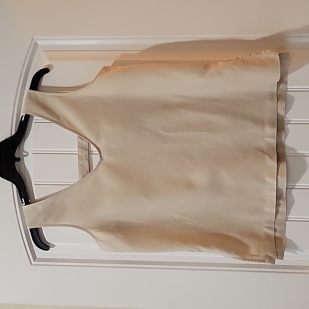 Linen blend oatmeal pullover top 8